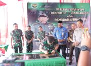 Pj Gubernur Hadiri Peresmian Denpom II/5 dan Denzibang 5/II Bangka