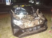 Laka Lantas di Kelapa, Daihatsu Sigra Seruduk Truk