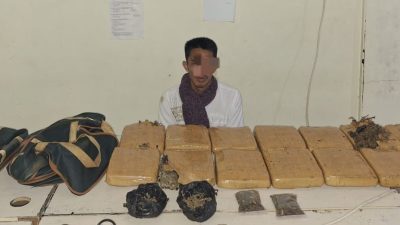 Simpan Ganja Kering 14 Kilogram, Ibnu di Cokok Satresnarkoba Polresta Pangkalpinang