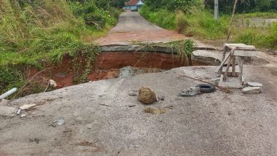 Selain Rendam Ratusan Rumah, Banjir Parittiga Rusak 4 Akses Jalan