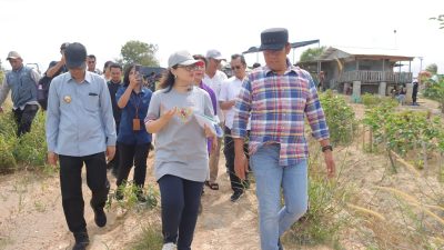 Wamen Diktisaintek Tinjau Kawasan Pantai Rambak untuk Lokasi SMA Unggulan Garuda