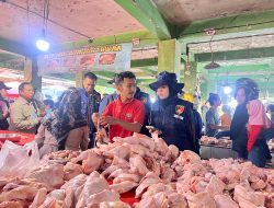 Satgas Pangan Polda Babel Turut Serta Cek Harga dan Stok Bapok di Pasar Tradisional Pangkalpinang