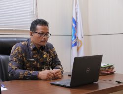 Pj Sekda Babel Ikuti Rakor PKPT ANRI Tahun 2025 Secara Virtual