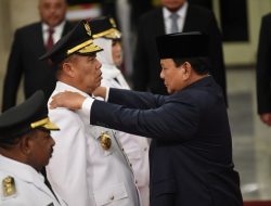 Presiden Prabowo Lantik Hidayat Arsani dan Hellyana Menjadi Gubernur dan Wagub Babel
