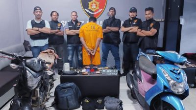 Lancarkan Aksi Pencurian di Kabupaten Bangka, Beben Diringkus Tim Jatanras Polda Babel