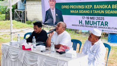 Muhtar Motong Minta Warga Jaga Laut dan Jangan Malu Sampaikan Aspirasi