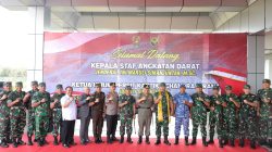Tiba di Babel, Kasad Maruli Simanjuntak Disambut Hangat Gubernur Hidayat Arsani