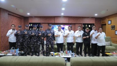 Bertemu Danlantamal III, Gubernur Babel Bahas Upaya Tekan Penyelundupan